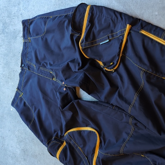 Macgear Other - Macgear Vintage Y2K Rave Blue w/ Yellow Detailing Pants Size 42